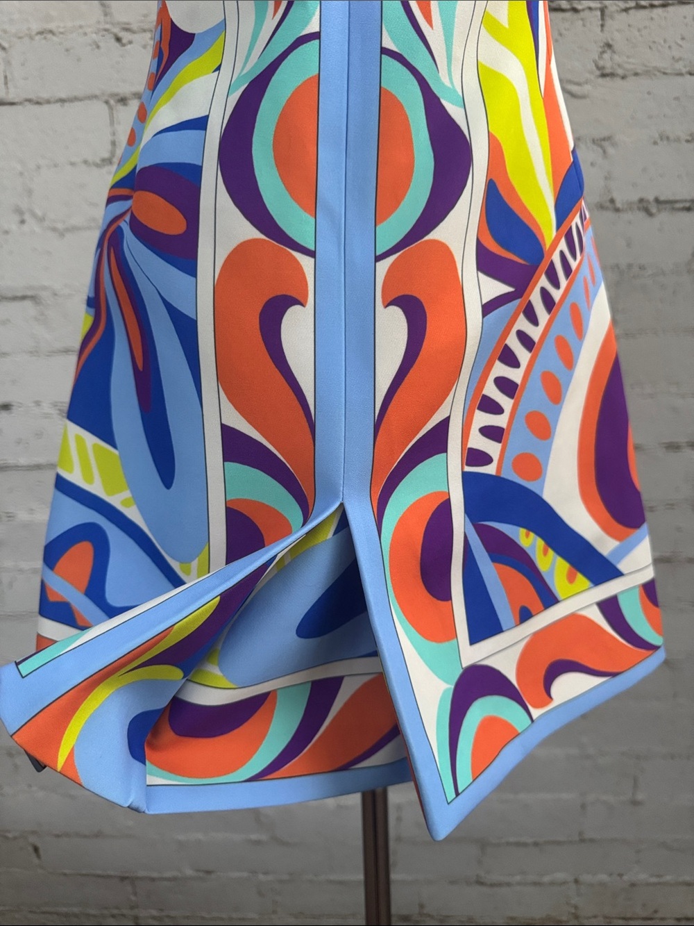 Zara Sleeveless Mod Retro Mini Dress Abstract Print Multi Size S - Picture 10 of 15